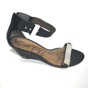 SAM EDELMAN size 9.5m wedge sandals